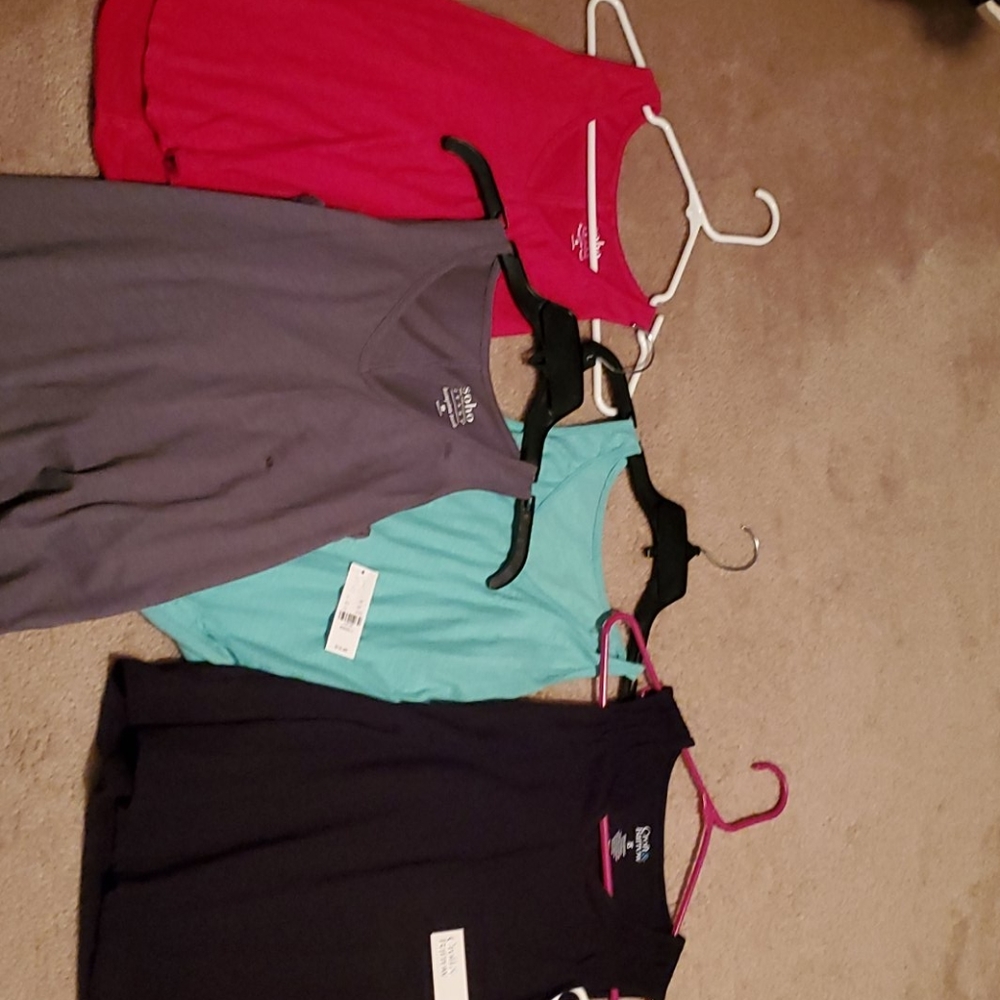 Assorted tops 10 each or 3 for 25